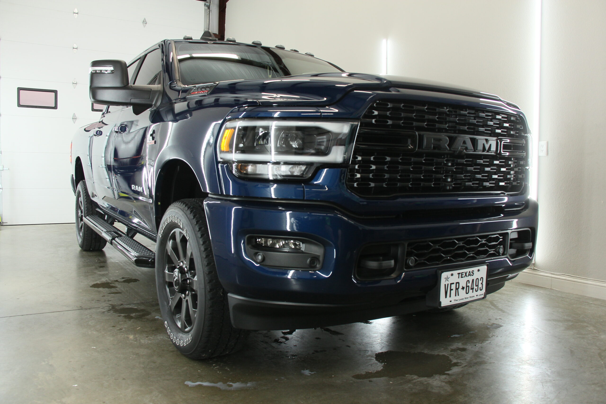 Truck with a freshly applied ceramic coating at Envy This Detailing in College Station, TX, showcasing a durable, high-gloss protective finish.