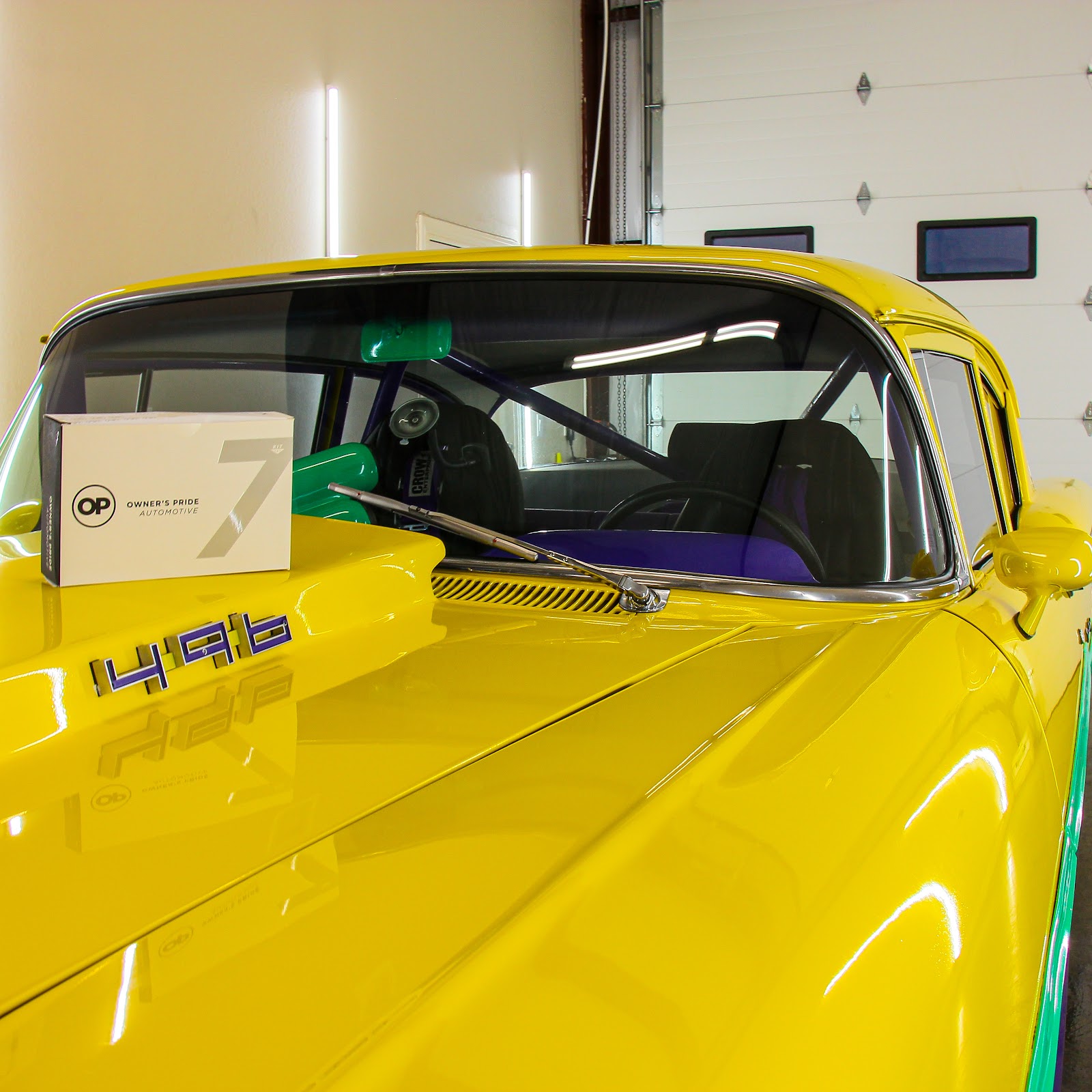 Ceramic coating on a classic hot rod in College Station, TX