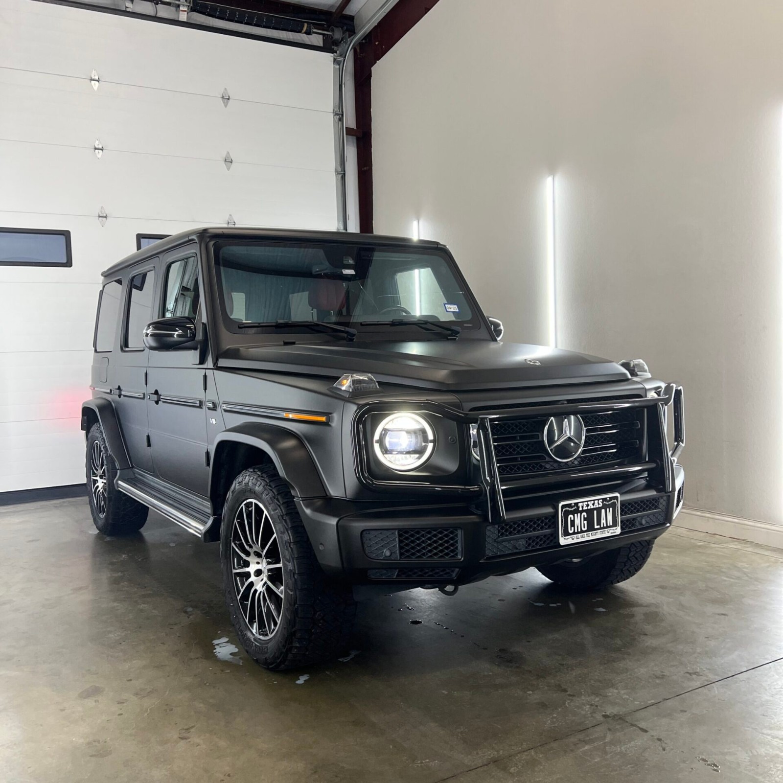 Matte black Mercedes G-Wagon after ceramic coating at Envy This Detailing, College Station, TX