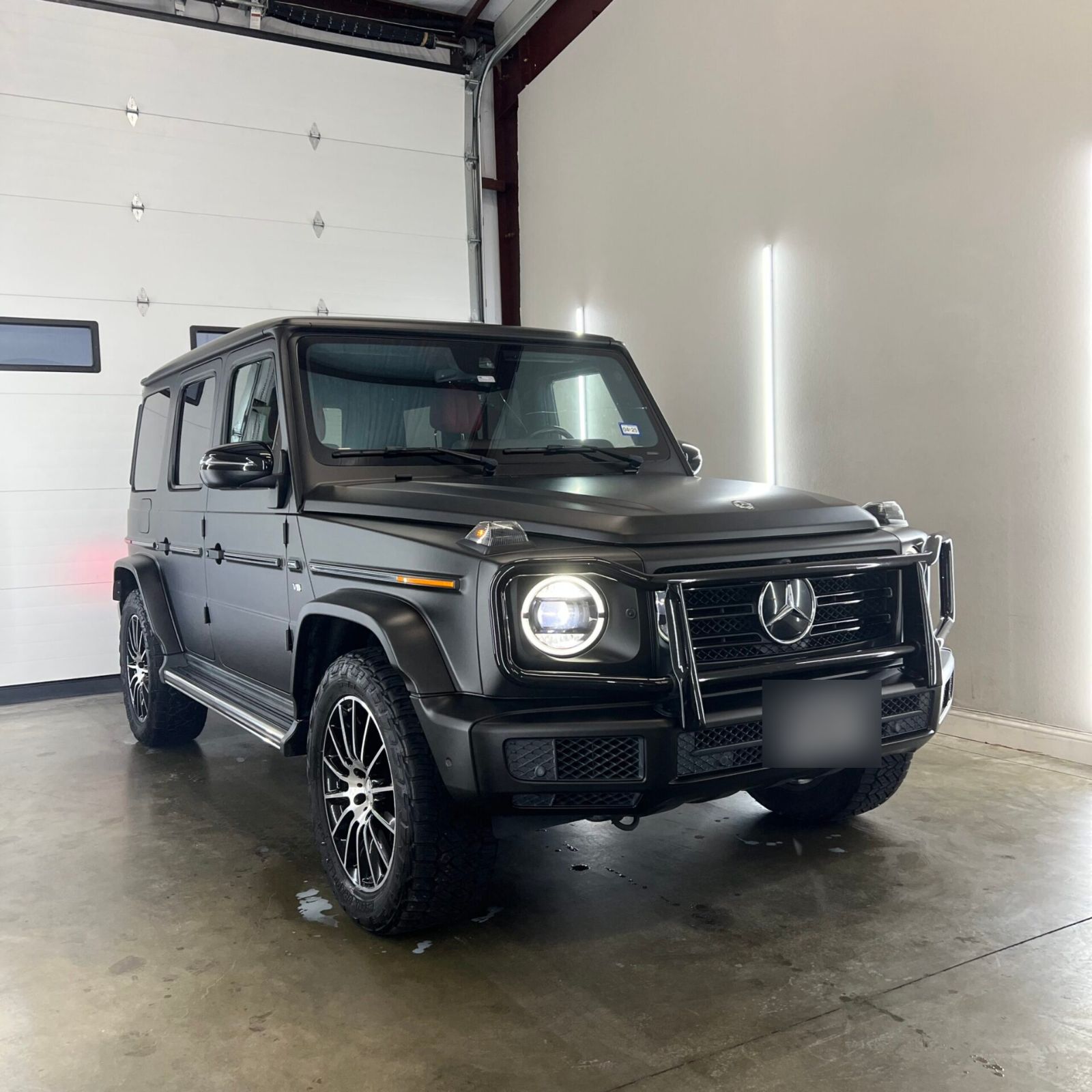 Matte black Mercedes G-Wagon after ceramic coating at Envy This Detailing, College Station, TX