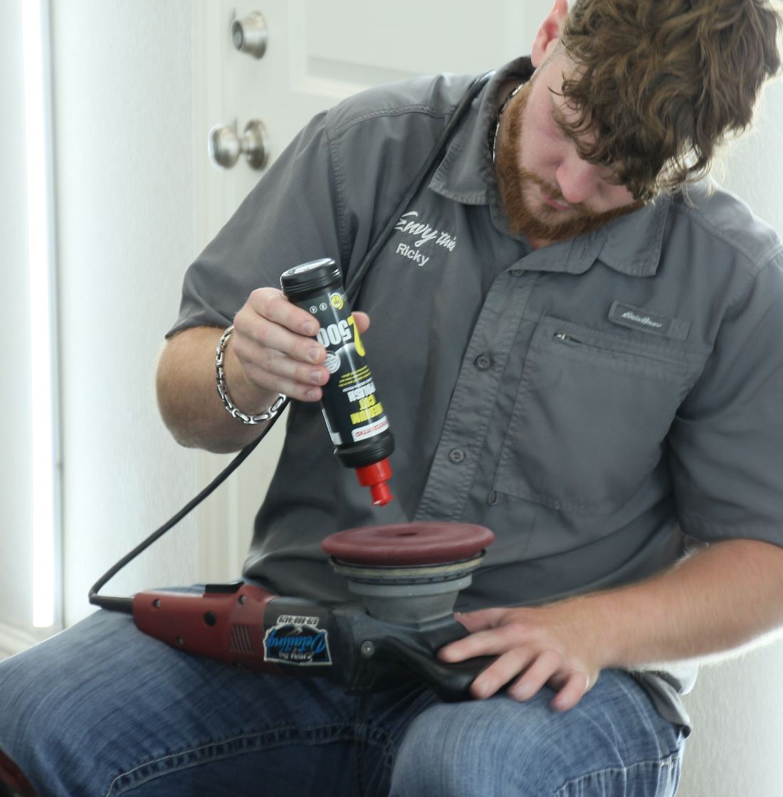 Paint Correction Polisher Prep Envy This Detailing Ford F-150 after paint correction in our indoor bay in College Station, TX